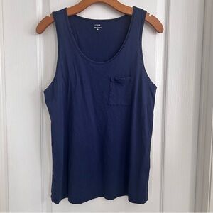 J Crew Navy Blue Tank Top Size Medium